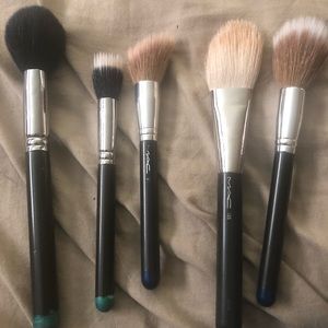 Mac natural hair brushes